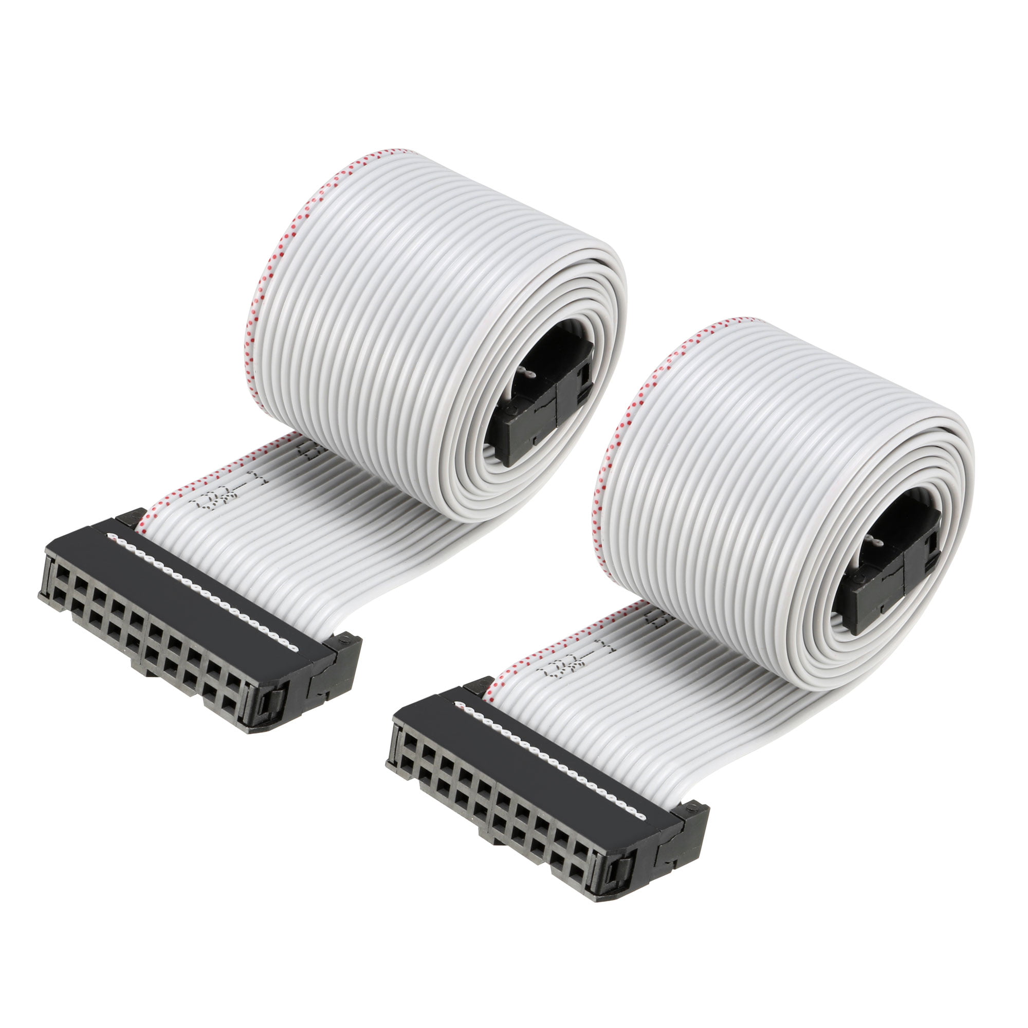 1Pcs 1.27mm Pitch 20 Pin 20 Wire Extension IDC Flat Ribbon Cable Length 10CM 