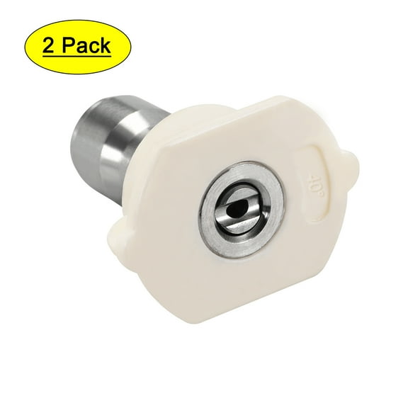 Uxcell 1/4 Inch Stainless Steel 40 Degree 2mm Orifice Diameter Nozzle 2 Pack