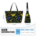 thumbnail image 4 of Xecao Game Play for versatile beach bag for women includes zipper pockets and waterproof material, ideal for vacations and adventures., 4 of 7