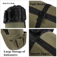 thumbnail image 4 of Soidarity Bolsa para caña de pescar, 5 bastones, estuche de transporte, soporte de almacenamiento, multifunción, gran capacidad, trabajo Pescar Negro, 4 of 6