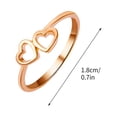 thumbnail image 2 of Fiudx Anillo de Aleación, Banda Ajustable y Cómoda, Regalo Elegante para Ella, Cumpleaños, Aniversario, para Mujeres, Hombres, Adolescentes, Niñas y Niños, Regalo Perfecto para Ocasiones Festivas, Gr, 2 of 2