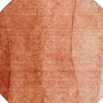 thumbnail image 5 of 8' Red Copper And Terra Cotta Round Ombre Washable Indoor Outdoor Area Rug, 5 of 5
