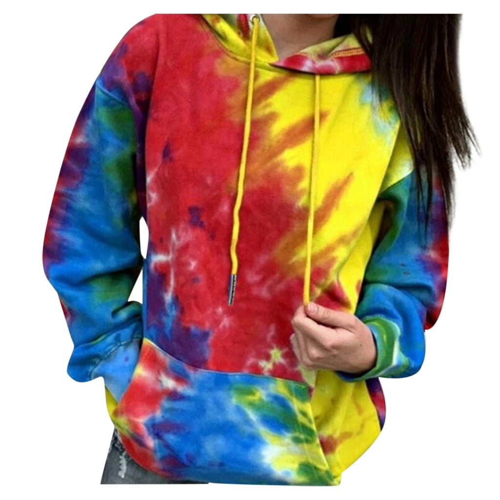 Rainbow Gradient Hoodies,Print Tops Pullover Hoodie,Womens Plus Size Sweatshirts,S-5XL Rainbow Gradient Hoodies,Print Tops Pullover Hoodie,Womens Plus Size Sweatshirts,S-5XL