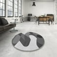 thumbnail image 4 of Ahgly Company Machine Washable Indoor Rectangle Transitional Silver Gray Area Rugs, 8' x 12', 4 of 7