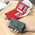 thumbnail image 2 of Unisex Pebble Leather Wallet, 5.3In Short Genuine Leather Coin Card Holder, Unisex Clutch Bags, Can Hold Coins, Id Cards, 2 of 8