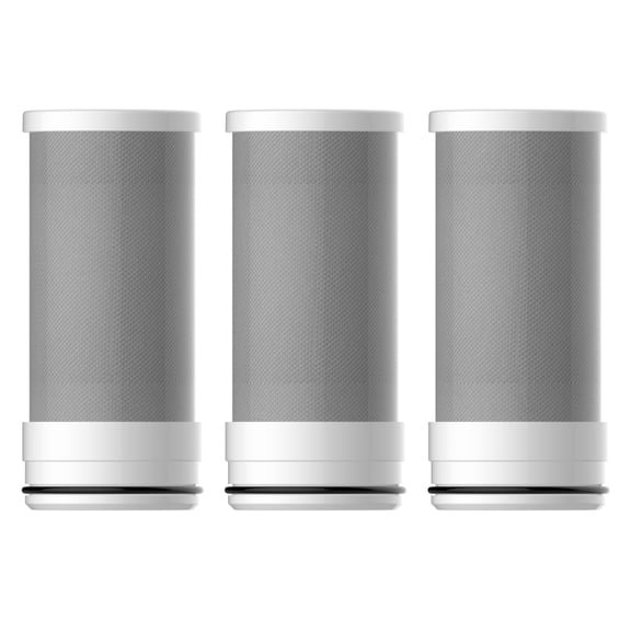 Waterdrop WD-FF-03A NSF Certified Replacement Filters for Carbon Block Faucet Filtration System, Reduces 99% Chlorine, Bad Taste and More, Last Up to 9 Months (Pack of 3)