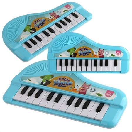 Naughtyhood Christmas 2022 Baby Toys Children's electronic piano toys puzzle early education musical instruments electronic piano simulation piano 13 keys music piano toys blue Gifts