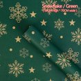 thumbnail image 2 of Tarmeek 10 Sheets 28x20 Inch Christmas Wrapping Paper for Gift Bags Christmas Party Celebration Decoration Red Green, Xmas Festive Designs Snowflake,Tree,Reindeer Birthday Holiday Gifts Decor, 2 of 2