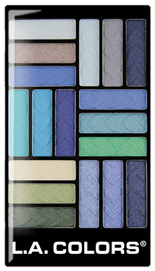 L.A. COLORS 18-Color Eyeshadow Palette, Shady Lady, 0.70 fl oz