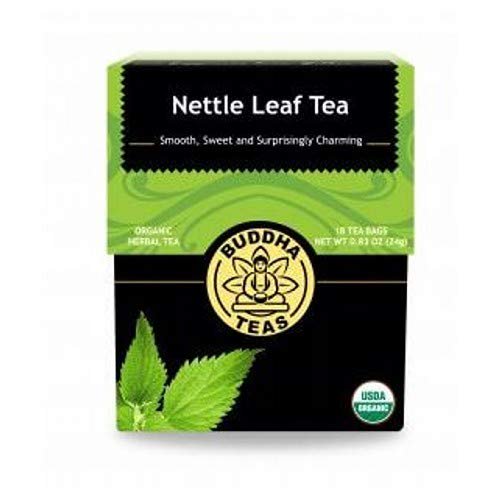 Organic Nettle Leaf Tea - Kosher, Caffeine-Free, GMO-Free - 18 Bleach-Free Tea Bags