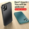 thumbnail image 6 of Frosted Glass Cases for iPhone X Xs XR 11 12 Pro Max 12Mini 7 8 Plus Anti-Fingerprint Liquid Silicone Luxury Cover, 6 of 6