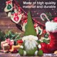 thumbnail image 4 of Muñeca sin rostro Navidad decorativa Papá Noel Adorno de tela Muñeca hecha a mano para decoración navideña, Verde seitruly HA000596-02, 4 of 6