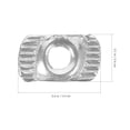 thumbnail image 2 of CHICHUMID 100Pcs Aluminium Profile T-Nut Thread Self-locking for Industrial Assembly, 2 of 4