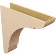 thumbnail image 5 of 9"W x 36"D x 36"H Thin Olympic Rough Cedar Woodgrain TimberThane Corbel, Primed Tan, 5 of 6