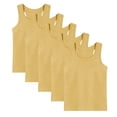 thumbnail image 1 of fatyb Lot de 5 Débardeurs en Coton pour Enfants Garçons Filles Sans Manches Chandails de Dessous Doux T-Shirts Décontractés à Col Rond, 1 of 7