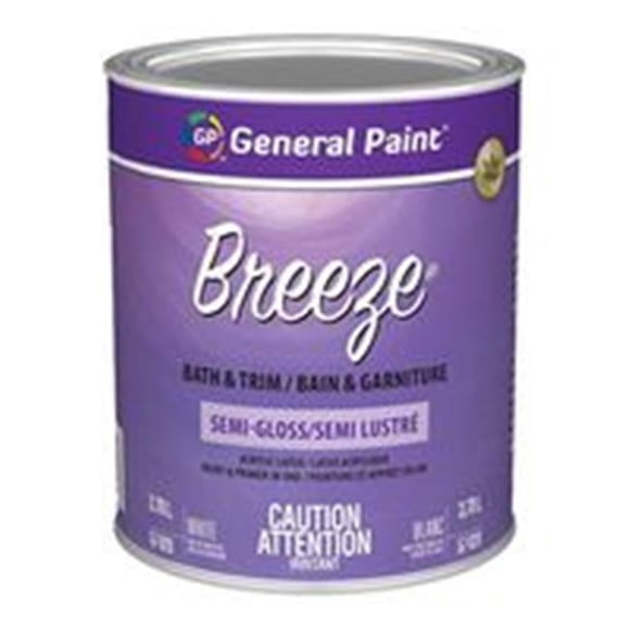 General Paint 4500427 Kitchen & Bath Eggshell Paint - Deep Base