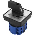 thumbnail image 3 of Interruptor de 660 V, 20 A, 4 posiciones, 2 polos, selector rotatorio, interruptor de cambio de leva giratorio universal, interruptor de inversión de motor eléctrico, 3 of 5