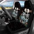 thumbnail image 3 of Pzuqiu Car Seat Covers, Compatible with Sedan Seats Vehicle Seats, Car Seat Covers Full Set for Trucks Cars Elastic, Floral Starry Sky Pattern, 3 of 10