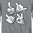thumbnail image 3 of Disney Emoji - Mickey Hand Emojis - Toddler And Youth Long Sleeve Graphic T-Shirt, 3 of 5