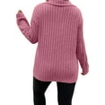 thumbnail image 4 of Gvmfive Womens Plus Size Long Sleeve Lapel Neck Solid Color Blouse Shirt, 4 of 4