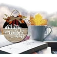 thumbnail image 3 of Eveokoki 11" Autumn Coming Wooden Door Sign, Welcome Front Door Plaque Hanger Home Decoration for Farmhouse Office Coffee Shop,Hanging Sign Board with Hanging String for Home Decor, 3 of 5