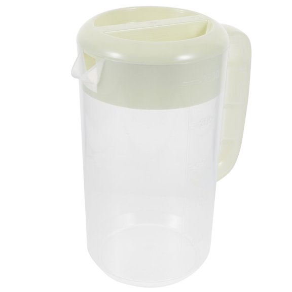 Monyance Juice Pot 2500ml Green Pitcher with Lid for Hot/Cold Drinks(6.18X5.12X9.84Inches)