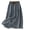 Gray-4, variant on Squevariel Drawstring Elastic Waist Midi Skirt for Women Solid Color Pleated Cotton Linen Skirts Loose Flowy Skirts with Pockets