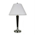 thumbnail image 2 of Ore Meubles Lampe de Table 6239T 28,5 Po - Noyer et Argent Brossé, 2 of 2