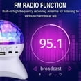 thumbnail image 2 of COM1950s Battery Led Lights, Bluetooth Led Lights, Crystal Ball Disco Bluetooth Led Party Lights Speaker Support Fm Card Aux with Mircophone, Small Bluetooth Speaker, Bluetooth Party Speaker, 2 of 6
