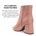 thumbnail image 4 of Journee Collection Womens Mylow Pointed Toe Block Heel Ankle Booties, 4 of 6