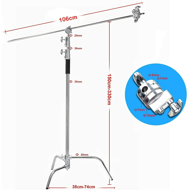 heavy duty c stand max height