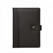 Leatherette Journal with Magnetic Closure, Gray, 256 Pages