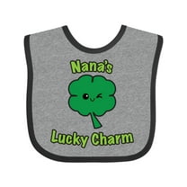 Inktastic Nana's Lucky Charm Boys or Girls Baby Bib