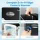 thumbnail image 3 of Minirefrigerador portátil HealSmart de 4 litros, enfriador/calentador, negro, 3 of 8