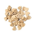 thumbnail image 3 of 50pcs Wooden Hearts Scrapbooking Embellishments Crafts with Wood Grain, 3 of 7