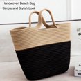 thumbnail image 4 of Bolso tejido a mano paja trenzada bolso de paja simple y elegante gran capacidad para viajar ANGGREK Otros, 4 of 8