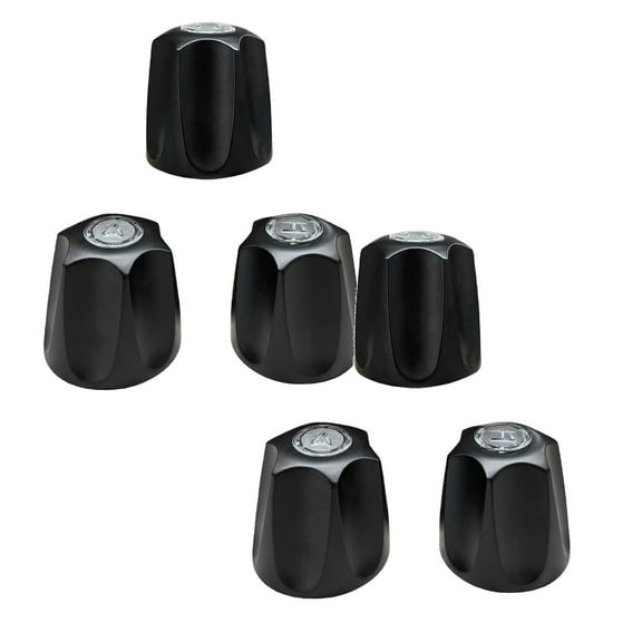 Metal Shower Knobs Replacement, Faucet Handles, Bathtub Shower Faucet Handle, Shower Knobs Include Hot/Cold/Diverter and 3 Screws 3/6/9PCS