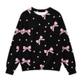 thumbnail image 4 of BXJX Girls Christmas Sweaters, Crew Neck Fall Winter Knit Cute Pullover Xmas Tops Black Size 9-10 T, 4 of 5