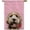 Labradoodle2, variant on Sweet Dog House Flag Jack Russell Terrier With Sunglasses and Red Rose Floral Anniversary Valentine''s Day Decor Home Banner for Outside Yard 28x40 Inch Both Sides