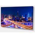 thumbnail image 2 of Interchange Overpass at Night Skyline, 2 of 3