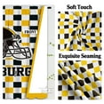 thumbnail image 4 of Pittsburgh Football Team Blackout Curtain Panels, 72x84 Inch Room Darkening Curtains, 2 Panels for Bedroom Living Room Window Treatment, 4 of 7