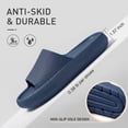 thumbnail image 4 of Ecetana Pillow Slippers for Women Non Slip Shower Slides Bathroom Sandals, 4 of 5