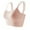 Pink, variant on WTOBBY Wire-Free Women's Camisole with Removable Chest Pad, Sexy Oversized Comfort Fit Sleepwear, Plus Size Stretchy Soft Tank Top for Layering and Support,Beige L