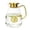 Gold, variant on Thickened Clear Diamond Pattern Glass Water Pitcher, with Stainless Steel Lid, Large Capacity Beverage Carafe for Iced Tea Juice Water Home Kitchen Dining Room Daily Use, 1500ml, Silver