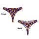 thumbnail image 3 of Balery Candy Corn (2) Tangas de Algodón para Mujer con Estampado – Ropa Interior Sexy, Transpirable, G-string-Medium, 3 of 6