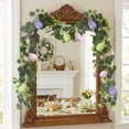 thumbnail image 4 of RBCKVXZ 6 FT Artificial Easter Garland, Decorations Vines for Stairs Fireplace Window Wall, Eucalyptus Garland for Holiday Table Mantle Decor, 4 of 9