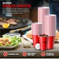 thumbnail image 4 of Stock Your Home Red Plastic Cups Disposable, 16oz (100 Count) Heavy-Duty, Large Party Cup Pack Bulk Pack for Drinking Punch, Soda, Wine, Beer, 4th of July, Halloween, 4 of 7