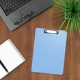 thumbnail image 6 of Yhmxh Plastic Clipboards Multiple Colors Clip Boards with Low Profile Metal Clip, Hangable Low Profile Clipboard, Standard A4 Letter Size for Teacher, Doctor, Nurse, Office Clerk (Light Blue), 6 of 6