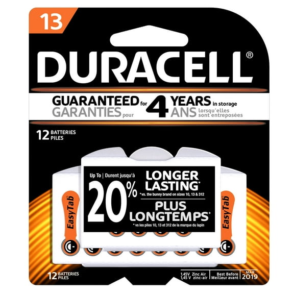Duracell Hearing Aid Size 13, 12 Count