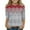 Light Gray, variant on Iaqnaocc Shirts for Child Girls Size 7 3/4 Length Sleeve Cute Western Ethnic Style T-Shirts Girls Fashion Round Neck Blouses Basic Casual Gifts for Teen Girls Light Gray 8-9 Years